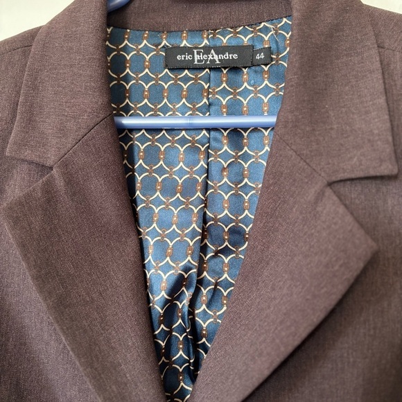 š4/30$š Eric Alexandre Elegant Brown Women's Blazerš¤ - Picture 2 of 4